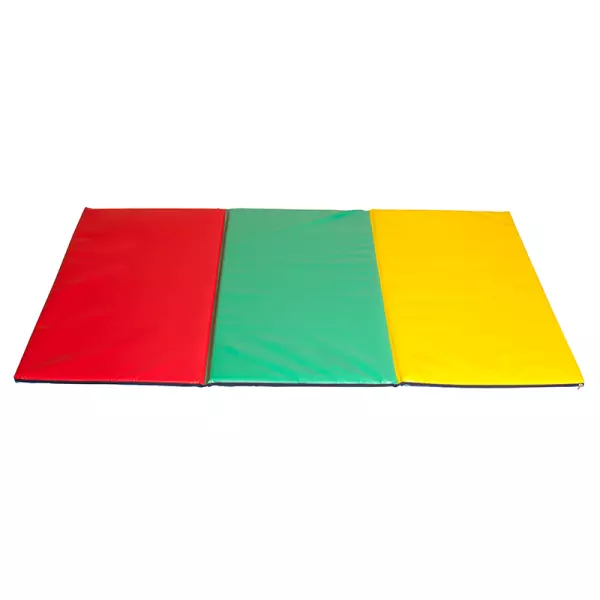 TATAMI PLEGABLE MULTICOLOR TRES CUERPO colchoneta180x120x2