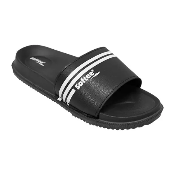 CHANCLA SOFTEE AQUA - 44, NEGRO