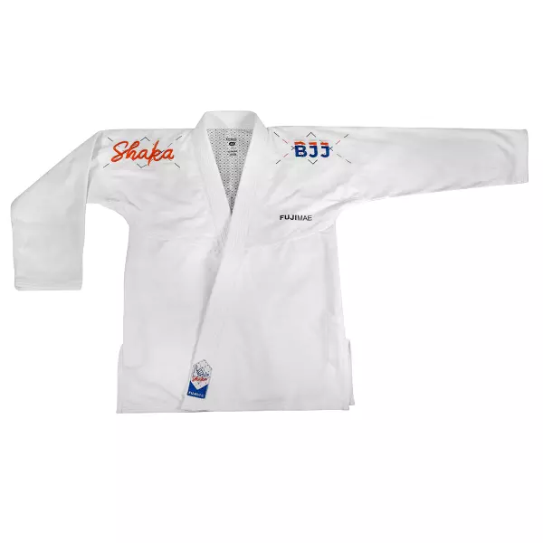 Brazilian Jiu Jitsu Gi Shaka 20. Blanco/azul. A2
