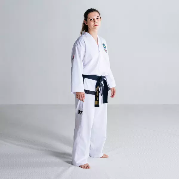 Dobok ITF Approved ProWear Black Belt. 4