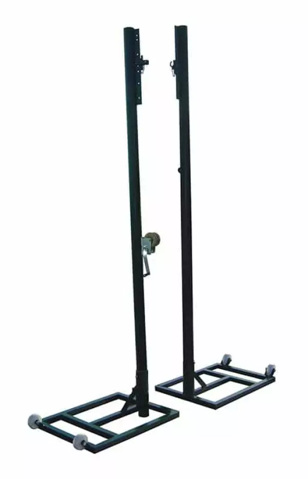 JUEGO POSTES VOLEIBOL METÁLICOS Ø 80MM TRASLADABLES