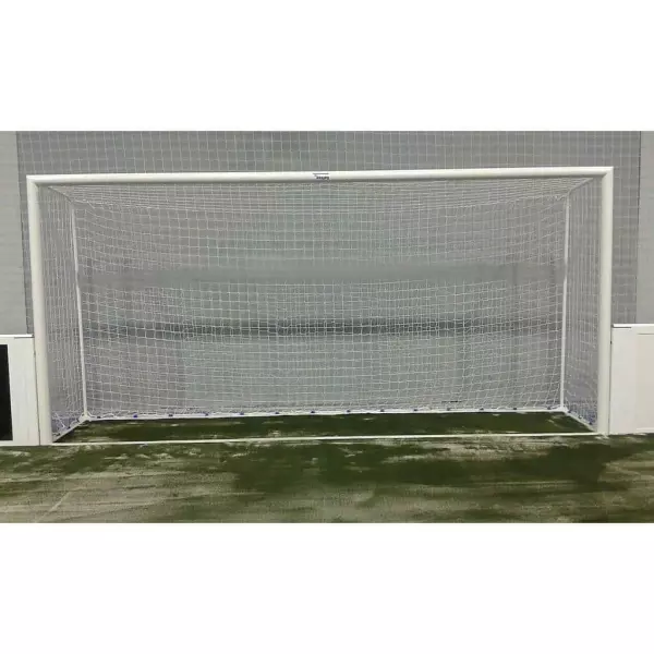 JUEGO PORTERÍAS FÚTBOL INDOOR METALICAS TRASLADABLES TUBO 80 MM 5X2,35