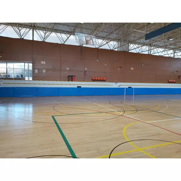 Protección de valla polideportivo