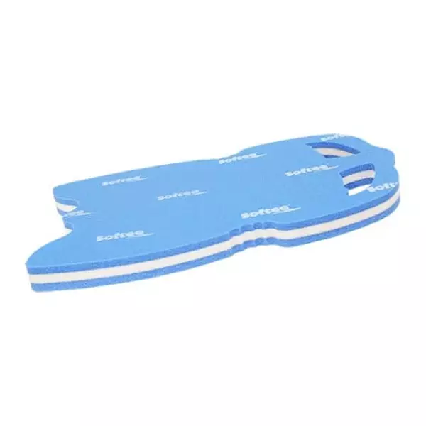 TABLA DE NATACION GRANDE CON VENTANAS TIBURON - GRANDE, AZUL/BLANCO