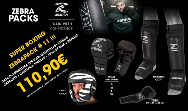 PACK BOXING / MMA Nº 11 casco,espinilleras,guantillas,vendas