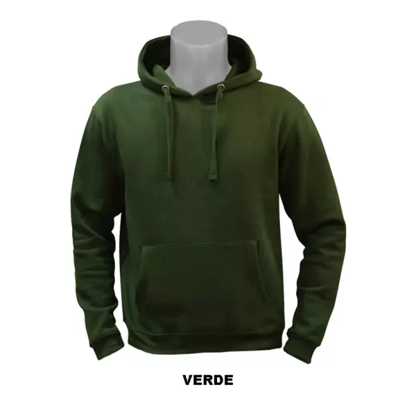 SUDADERA C/CAPUCHA FLEX - VERDE, XL