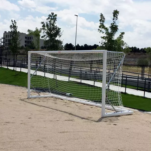 JUEGO PORTERÍAS ALUMINIO FÚTBOL PLAYA 120X100 MM TRASLADABLES PORTES GRATIS