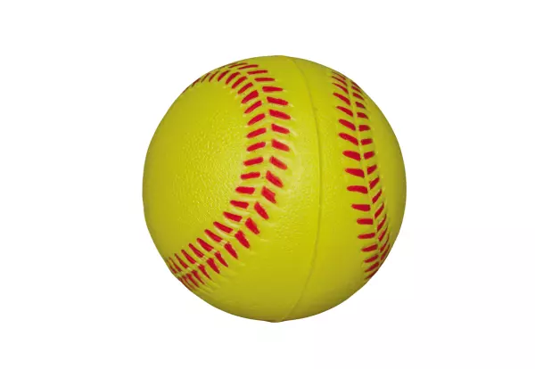 Pelota Espuma Compacta Seguridad, Softball. Ø9,5 cm