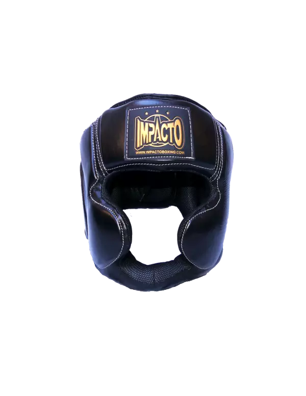 Casco full face de piel BOXEO