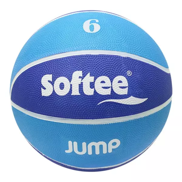 BAL0N BALONCESTO NYLON SOFTEE JUMP - CELESTE/ROYAL, 6