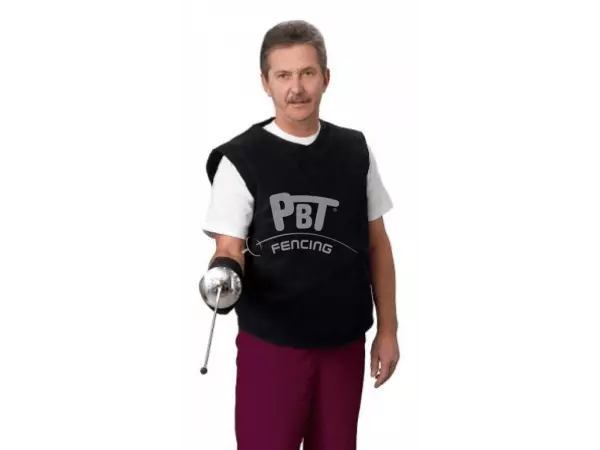 Chaqueta de maestro de cuero sin mangas «PROFI» PBT ESGRIMA