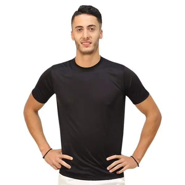 CAMISETA SOFTEE PROPULSION INFANTIL - 6 AÑOS, NEGRO