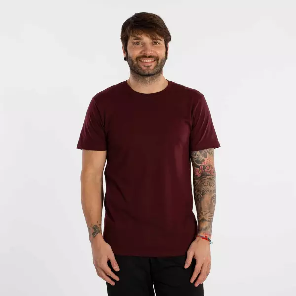 CAMISETA SOFTEE SPORTWEAR HOMBRE - GRANATE, XXL