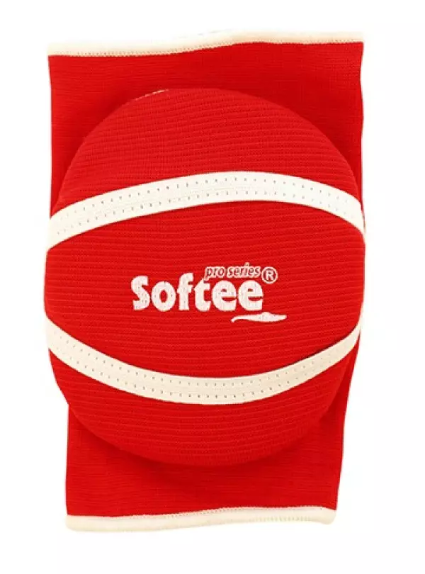 RODILLERA/CODERA ACOLCHADA SOFTEE - ROJO, JUNIOR
