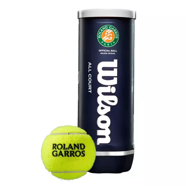 BOTE 3 PELOTAS TENIS WILSON ROLAND GARROS ALL