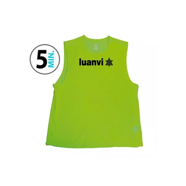 Peto Entrenamiento Luanvi Verde Fluor/AMARILLO/ROSA/AZUL