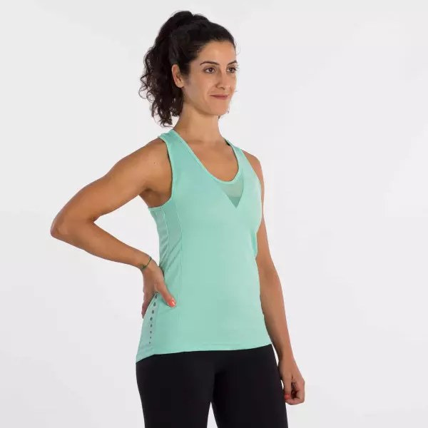 CAMISETA SOFTEE TIRANTES IMPULSE MUJER - S, AZUL CIELO