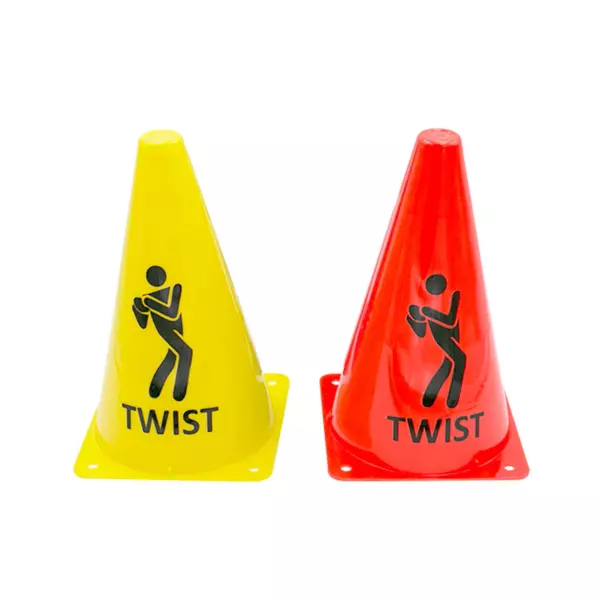 CONO TRAINING TWIST - 23CM, AMARILLO