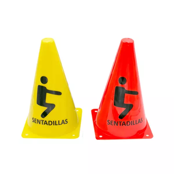 CONO TRAINING SENTADILLAS - VERDE, 23CM