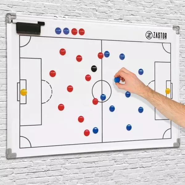 Pizarra Tácticas Magnética Zastor TEAM Fútbol 60x90cm