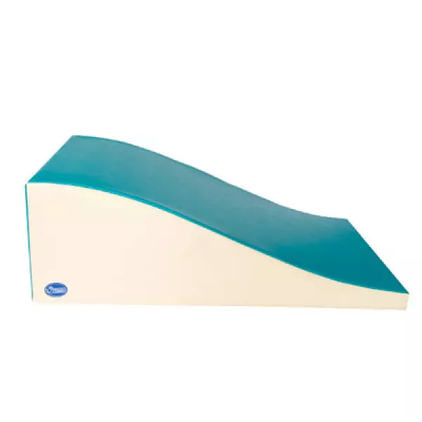 Rampa curva larga tacto piel 90x60x30 cm