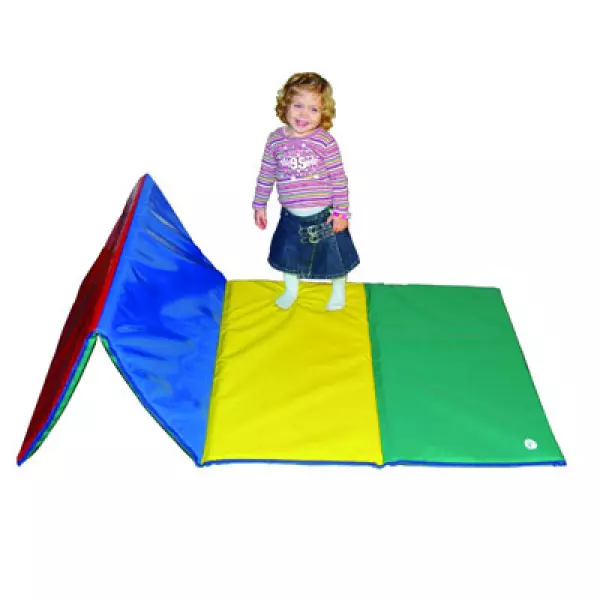 Colchoneta plegable 4 cuerpos multicolor