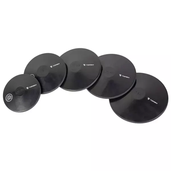 DISCO DE ATLETISMO DE CAUCHO 0,6/1/1,50/1,75/2 KG