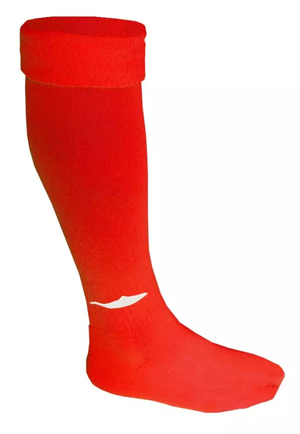 PAR MEDIAS FUTBOL  - 35-40, ROJO