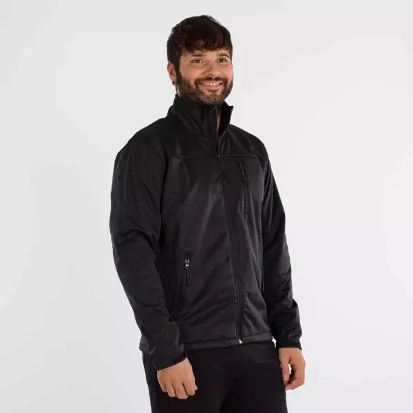 SOFTSHELL JACKET SOFTEE REGIS HOMBRE - L, NEGRO