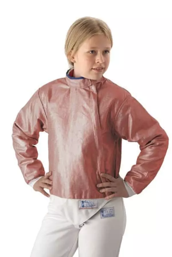 Chaqueta eléctrica sable niño Inox Rojo ESGRIMA