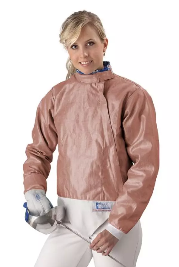 Chaqueta eléctrica de sable mujer Inox Rojo PBT ESGRIMA