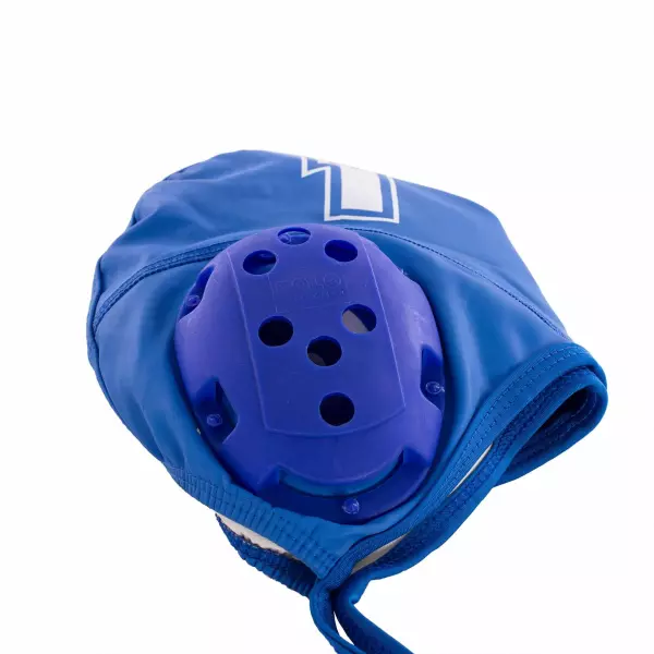 SET 13 UDS GORROS BASIC WATERPOLO SENIOR azul/blanco