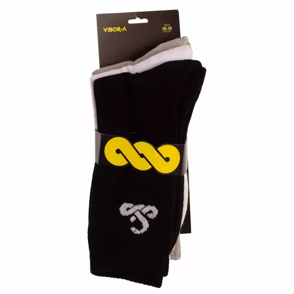 PACK DE 3 PARES DE CALCETINES VIBOR-A PURE CAÑA ALTA
