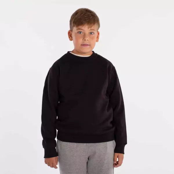 SUDADERA SOFTEE OWEN INFANTIL - NEGRO, 10 AÑOS
