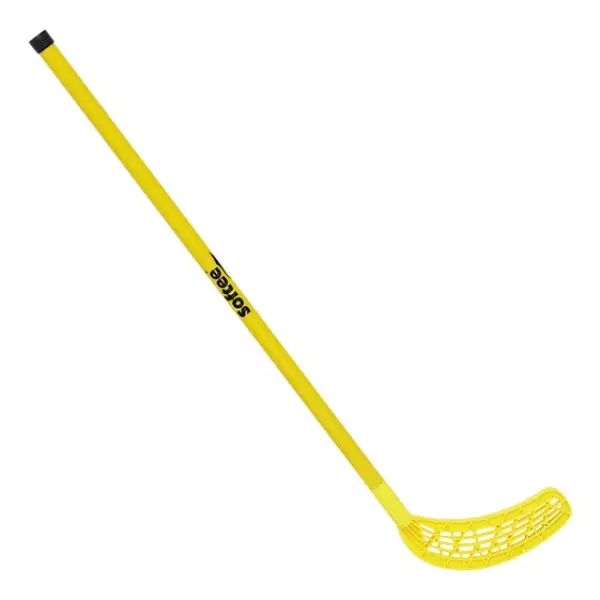 STICK HOCKEY/FLOORBALL MANGO REDONDO - AMARILLO, 85CM