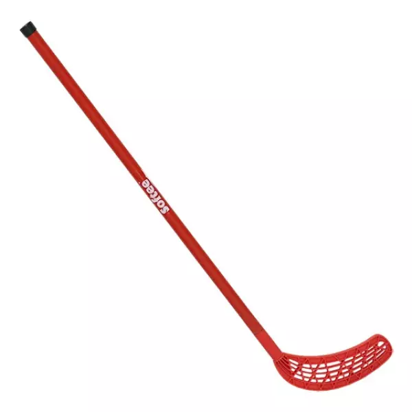 STICK HOCKEY/FLOORBALL MANGO REDONDO - 95CM, ROJO