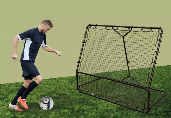 Red Rebounder Pro Doble ángulo Ajustable, 1,82 x 1,52 m REBOTEADOR FUTBOL