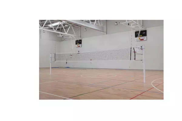 Juego postes de voleibol aluminio competición