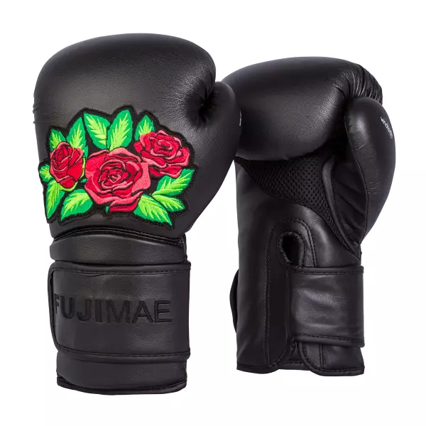 Guantes Saco Boxeo Windtech QS. Rosas. 12oz#