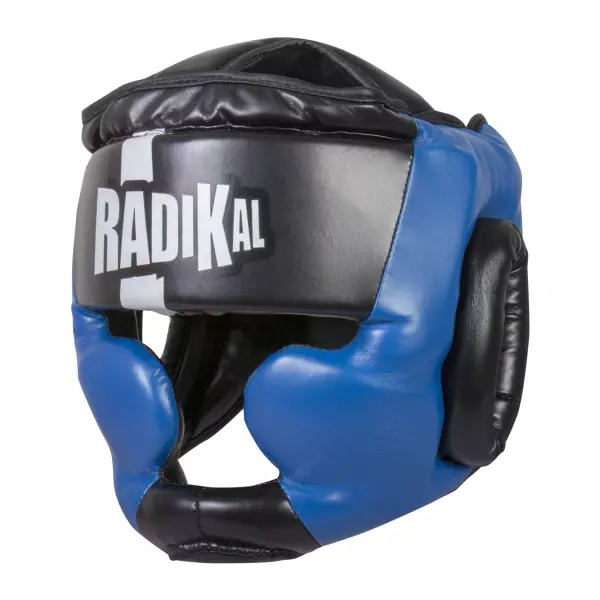 Casco Radikal. Azul Navy/Naranja. L