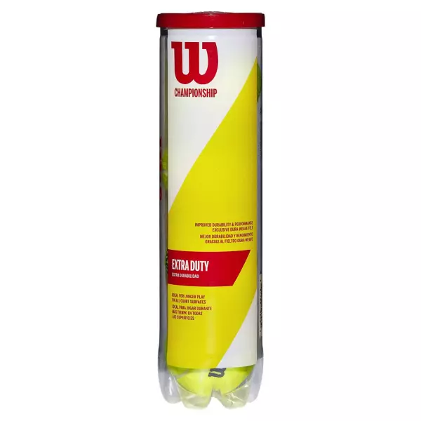 BOTE 4 PELOTAS TENIS WILSON "CHAMPIONSHIP XD"