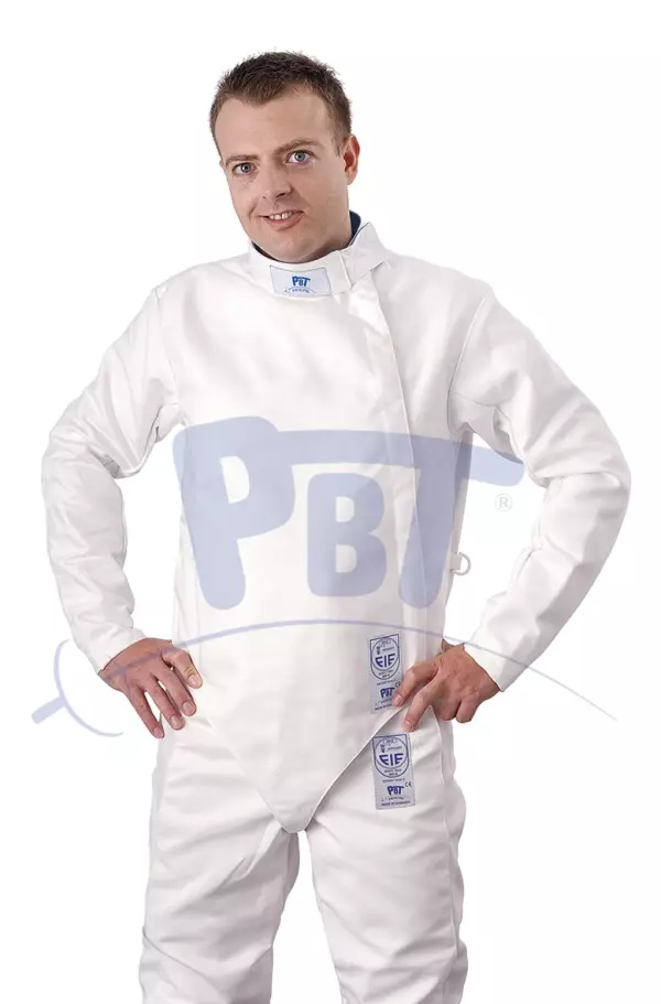 Chaqueta de esgrima de Balaton FIE 800N CE Hombre PBT Talla extra ESGRIMA