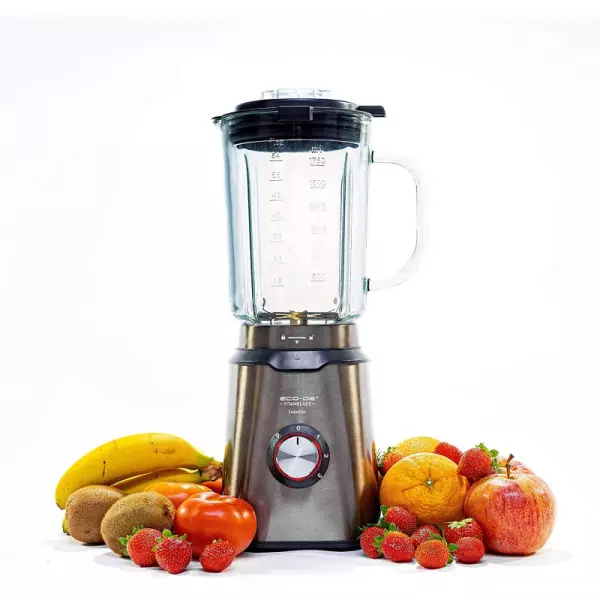 Batidora Americana Vaso Titanblade Evolution, Jarra 1890 ml Thermosecur, Cuchillas 6 hojas Titanio, Vaso Medidor 40ml