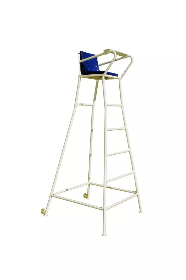 Silla juez pista tenis y voleibol, posición sentada.