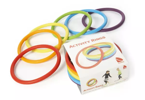 ANILLOS DE ACTIVIDAD - SET DE 6 UDS.GIMNASIA RITMICA