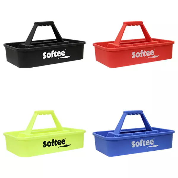 PORTABOTELLAS PARA 12 BOTELLAS 750ML SOFTEE - 12 BTLL, AMARILLO FLUOR
