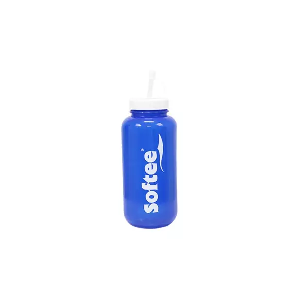 BOTELLA 1000ML CON PAJITA EXTRAIBLE - 1000 ML, AZUL