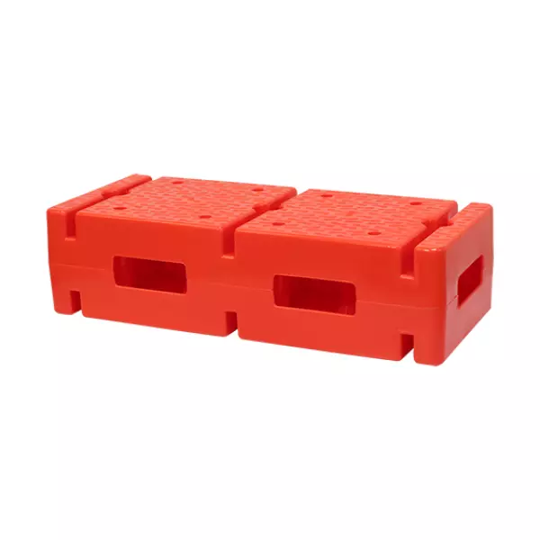LADRILLO CON SOPORTE PARA PICA Y ARO  ROJO