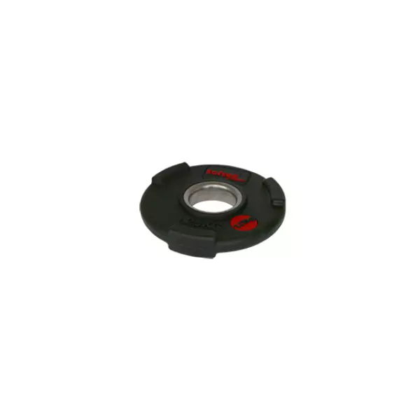 DISCO OLIMPICO SOFTEE URETANO - NEGRO, 10 KG CON AGARRES