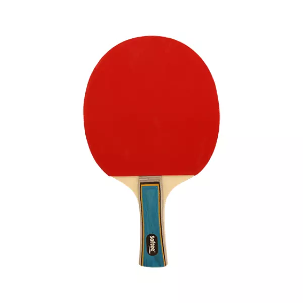 RAQUETA TENIS DE MESA SOFTEE `P050´ ROJO/NEGRO